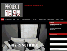 Tablet Screenshot of project1649.org